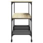 vidaXL Carrito de cocina madera ingeniería roble Sonoma 100x50x95 cm vidaXL Carrito de cocina madera ingeniería roble Sonoma 100x50x95 cm