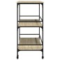 vidaXL Carrito de cocina madera ingeniería roble Sonoma 100,5x50x105cm vidaXL Carrito de cocina madera ingeniería roble Sonoma 100,5x50x105cm
