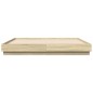 vidaXL Estructura de cama madera de ingeniería roble Sonoma 200x200 cm vidaXL Estructura de cama madera de ingeniería roble Sonoma 200x200 cm
