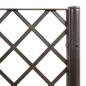 vidaXL Jardinera con enrejado PP marrón 160x160x140 cm vidaXL Jardinera con enrejado PP marrón 160x160x140 cm