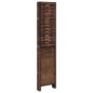 vidaXL Biombo separador de 6 paneles madera paulownia marrón oscuro vidaXL Biombo separador de 6 paneles madera paulownia marrón oscuro