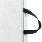 vidaXL Puerta retráctil para mascotas blanca 82,5x125 cm