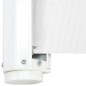 vidaXL Puerta retráctil para mascotas blanca 82,5x125 cm