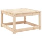 vidaXL Juego de sofás de jardín 5 piezas madera maciza de pino