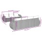 vidaXL Set de sofás de jardín 8 pzas y cojines ratán sintético gris vidaXL Set de sofás de jardín 8 pzas y cojines ratán sintético gris