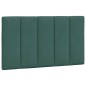 vidaXL Estructura cama con cabecero terciopelo verde oscuro 90x200 cm vidaXL Estructura cama con cabecero terciopelo verde oscuro 90x200 cm