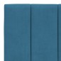 vidaXL Estructura de cama con cabecero terciopelo azul 100x200 cm vidaXL Estructura de cama con cabecero terciopelo azul 100x200 cm
