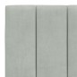 vidaXL Estructura de cama con cabecero terciopelo gris claro 180x200cm vidaXL Estructura de cama con cabecero terciopelo gris claro 180x200cm