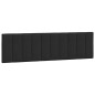 vidaXL Estructura de cama con cabecero de terciopelo negro 180x200 cm vidaXL Estructura de cama con cabecero de terciopelo negro 180x200 cm