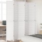 vidaXL Biombo separador de 6 paneles madera maciza Paulownia blanco vidaXL Biombo separador de 6 paneles madera maciza Paulownia blanco