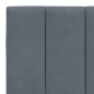 vidaXL Estructura cama con cabecero terciopelo gris oscuro 200x200 cm vidaXL Estructura cama con cabecero terciopelo gris oscuro 200x200 cm