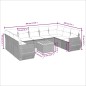 vidaXL Juego de sofás jardín con cojines beige 10 pzas ratán sintético vidaXL Juego de sofás jardín con cojines beige 10 pzas ratán sintético