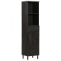 vidaXL Mueble de baño de madera maciza de mango negro 38x33x160 cm vidaXL Mueble de baño de madera maciza de mango negro 38x33x160 cm