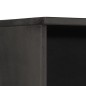 vidaXL Mueble de baño de madera maciza de mango negro 38x33x160 cm vidaXL Mueble de baño de madera maciza de mango negro 38x33x160 cm