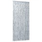 vidaXL Cortina antimoscas chenilla blanco y gris 100x230 cm vidaXL Cortina antimoscas chenilla blanco y gris 100x230 cm