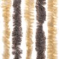 vidaXL Cortina antimoscas chenilla marrón oscuro y beige 90x200 cm vidaXL Cortina antimoscas chenilla marrón oscuro y beige 90x200 cm