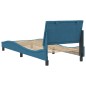 vidaXL Estructura cama con cabecero terciopelo azul 90x190 cm vidaXL Estructura cama con cabecero terciopelo azul 90x190 cm