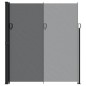 vidaXL Toldo lateral retráctil negro 220x300 cm vidaXL Toldo lateral retráctil negro 220x300 cm