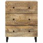 vidaXL Aparador 2 piezas madera maciza de mango 60x33x75 cm vidaXL Aparador 2 piezas madera maciza de mango 60x33x75 cm