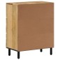 vidaXL Aparador 2 piezas madera maciza de mango 60x33x75 cm vidaXL Aparador 2 piezas madera maciza de mango 60x33x75 cm