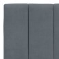 vidaXL Estructura cama con cabecero terciopelo gris oscuro 160x200 cm vidaXL Estructura cama con cabecero terciopelo gris oscuro 160x200 cm