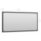 vidaXL Espejo de baño madera contrachapada gris brillo 80x1,5x37 cm vidaXL Espejo de baño madera contrachapada gris brillo 80x1,5x37 cm