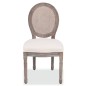 vidaXL Sillas de comedor 2 unidades tela color crema vidaXL Sillas de comedor 2 unidades tela color crema