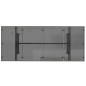vidaXL Mesa de jardín superficie de vidrio ratán PE gris 190x80x74 cm vidaXL Mesa de jardín superficie de vidrio ratán PE gris 190x80x74 cm