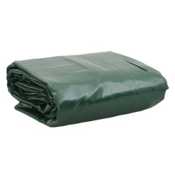 vidaXL Lona verde 4x4 m 600 g/m²