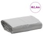 vidaXL Lona gris Ø 2,4 m 600 /m² vidaXL Lona gris Ø 2,4 m 600 /m²