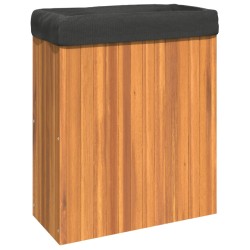 vidaXL Jardinera de madera maciza de acacia 59x27,5x70 cm