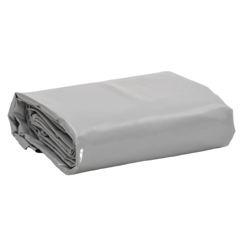 vidaXL Lona gris 5x7 m 600 g/m²