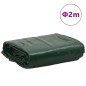 vidaXL Lona verde Ø 2 m 600 /m²