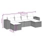 vidaXL Juego de sofás jardín con cojines 6 pzas ratán sintético beige vidaXL Juego de sofás jardín con cojines 6 pzas ratán sintético beige
