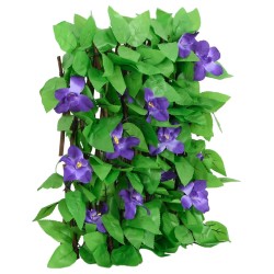 vidaXL Enrejado expansible hiedra artificial verde 5 uds 180x20 cm