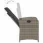 vidaXL Set comedor jardín 7 pzas y cojines ratán sintético gris vidaXL Set comedor jardín 7 pzas y cojines ratán sintético gris