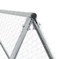 vidaXL Jaula para gallinas acero galvanizado plateado 200x100x190 cm vidaXL Jaula para gallinas acero galvanizado plateado 200x100x190 cm