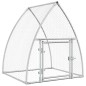 vidaXL Jaula para gallinas acero galvanizado plateado 100x105x120 cm vidaXL Jaula para gallinas acero galvanizado plateado 100x105x120 cm