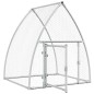 vidaXL Jaula para gallinas acero galvanizado plateado 100x105x120 cm vidaXL Jaula para gallinas acero galvanizado plateado 100x105x120 cm