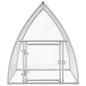 vidaXL Jaula para gallinas acero galvanizado plateado 100x105x120 cm vidaXL Jaula para gallinas acero galvanizado plateado 100x105x120 cm