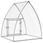 vidaXL Jaula para gallinas acero galvanizado plateado 100x105x120 cm vidaXL Jaula para gallinas acero galvanizado plateado 100x105x120 cm