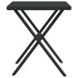 vidaXL Tumbonas con mesita 2 unidades ratán sintético negro vidaXL Tumbonas con mesita 2 unidades ratán sintético negro