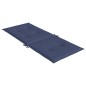 vidaXL Cojines para silla con respaldo alto 6 uds tela azul marino vidaXL Cojines para silla con respaldo alto 6 uds tela azul marino