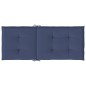 vidaXL Cojines para silla con respaldo alto 6 uds tela azul marino vidaXL Cojines para silla con respaldo alto 6 uds tela azul marino