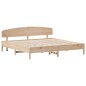 vidaXL Estructura de cama con cabecero madera maciza de pino 200x200cm vidaXL Estructura de cama con cabecero madera maciza de pino 200x200cm