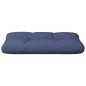 vidaXL Cojín para sofá de palets tela azul marino 80x40x12 cm