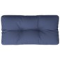 vidaXL Cojín para sofá de palets tela azul marino 80x40x12 cm