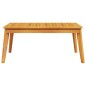 vidaXL Juego de muebles de jardín 5 pzas madera maciza de acacia vidaXL Juego de muebles de jardín 5 pzas madera maciza de acacia