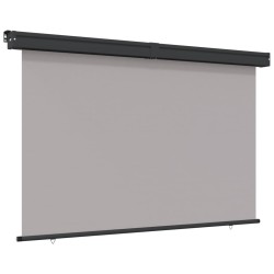 vidaXL Toldo lateral de balcón gris oscuro 165x250 cm
