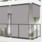 vidaXL Toldo lateral de balcón gris oscuro 165x250 cm vidaXL Toldo lateral de balcón gris oscuro 165x250 cm